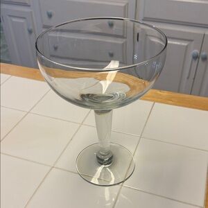 Princess House Elegant Clear Glass Goblet